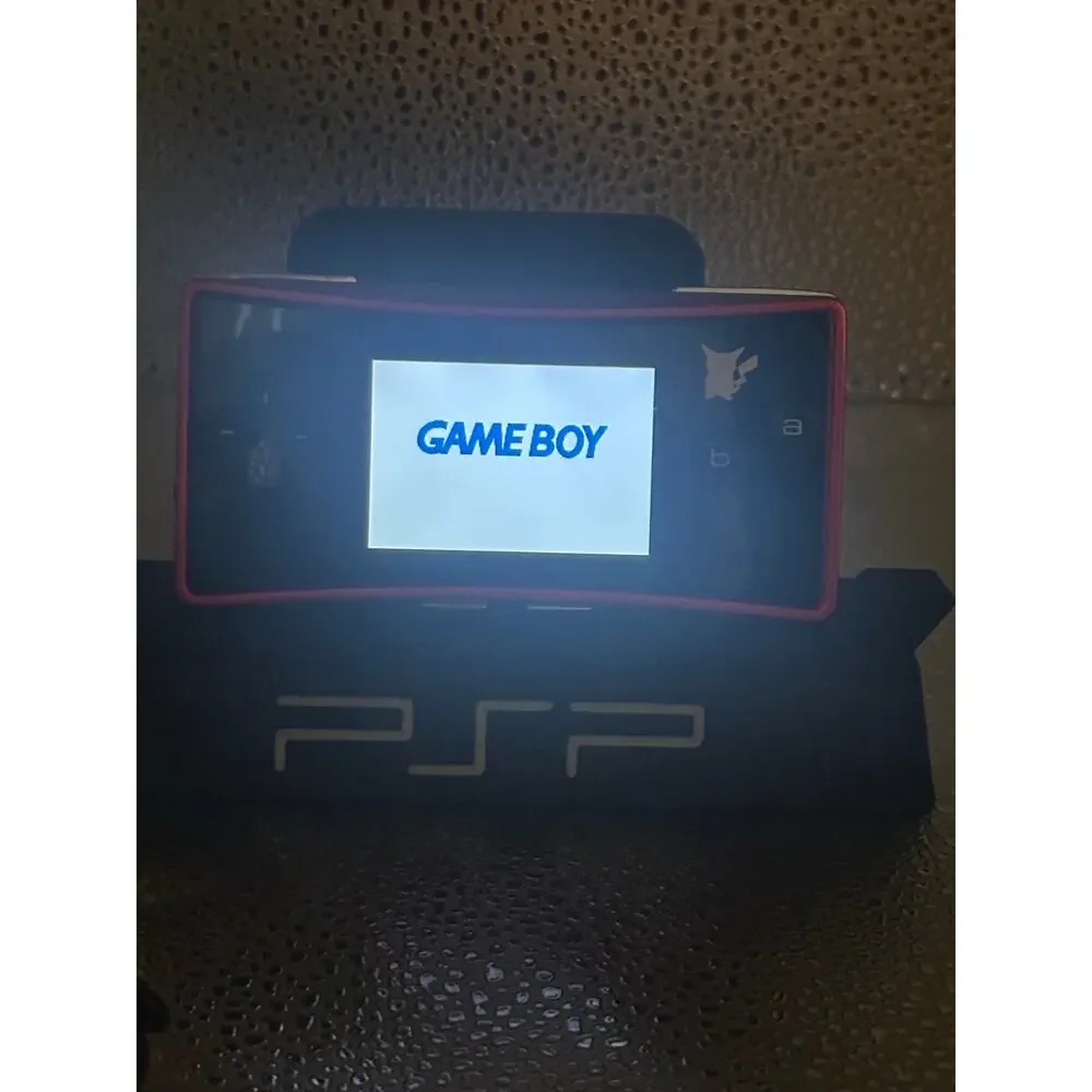Nintendo Game Boy Micro Pokémon Center Limited Edition Black Red Pikachu Japan